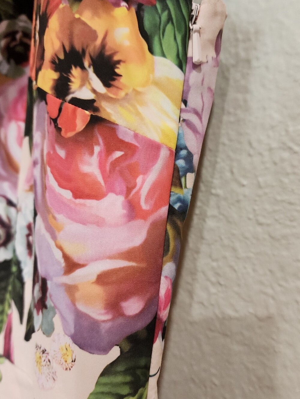 Ted Baker London Deavon Oil Painting Floral Fit-and-Flare Dress Size 4 - Picture 5 of 12
